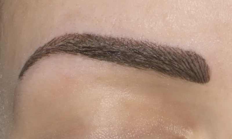 Ergebnis Permanent Make-Up Augenbrauen