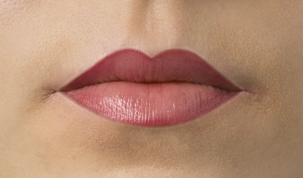 Ergebnis einer Lippenpigmentierung